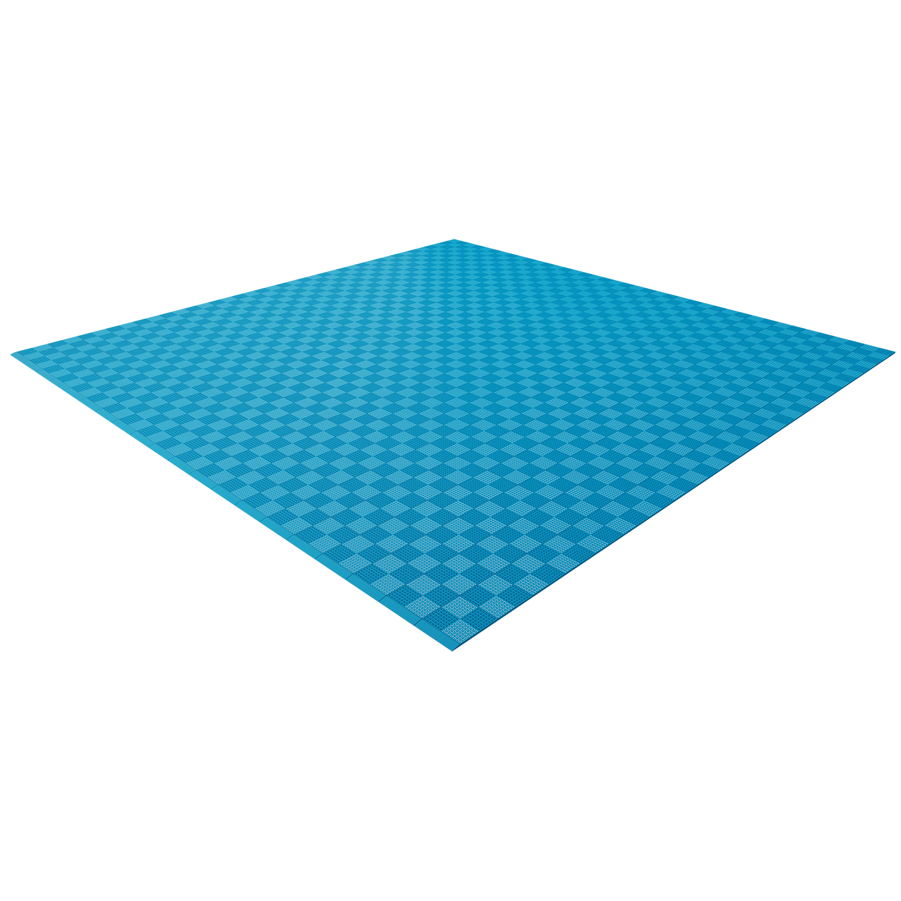 Single Colour - Full Garage Pack Kit of Upflor® Garage Flooring Pack Versodeck Double Garage - No LEDs Light Blue