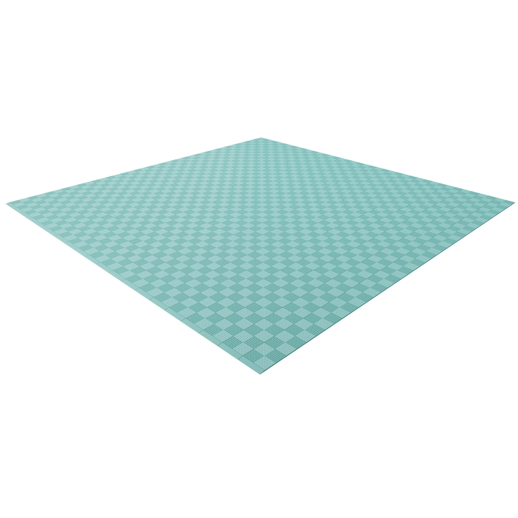 Single Colour - Full Garage Pack Kit of Upflor® Garage Flooring Pack Versodeck Double Garage - No LEDs Light Green