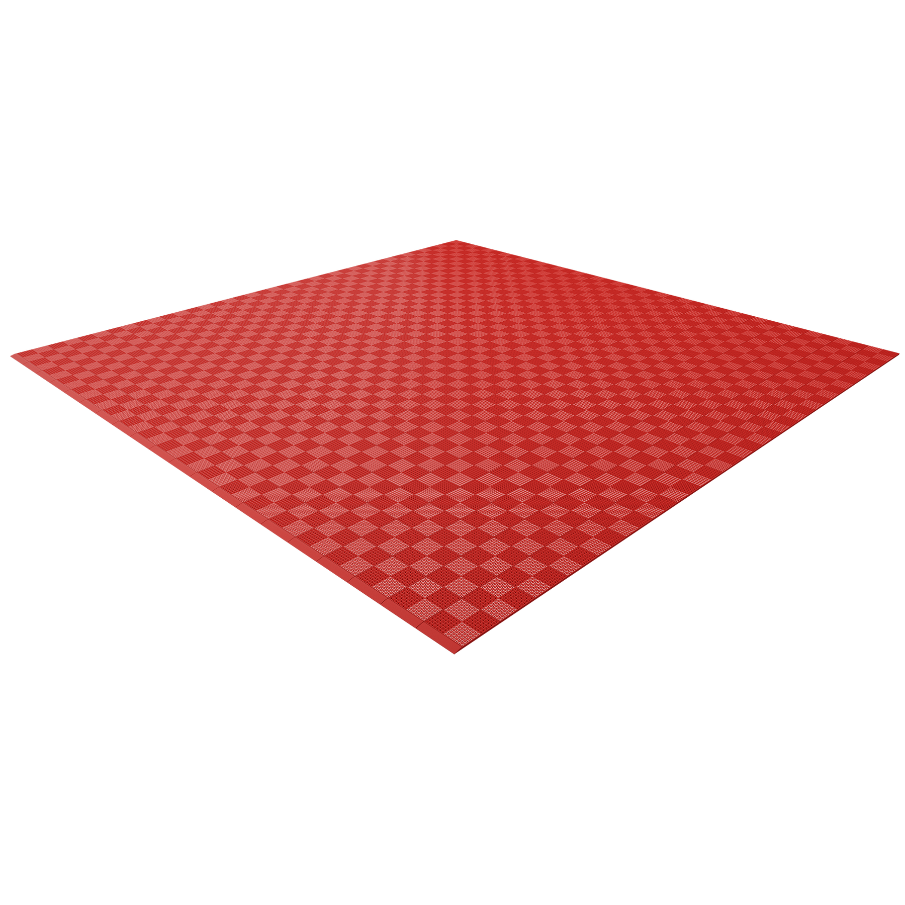 Single Colour - Full Garage Pack Kit of Upflor® Garage Flooring Pack Versodeck Double Garage - No LEDs Mars Red