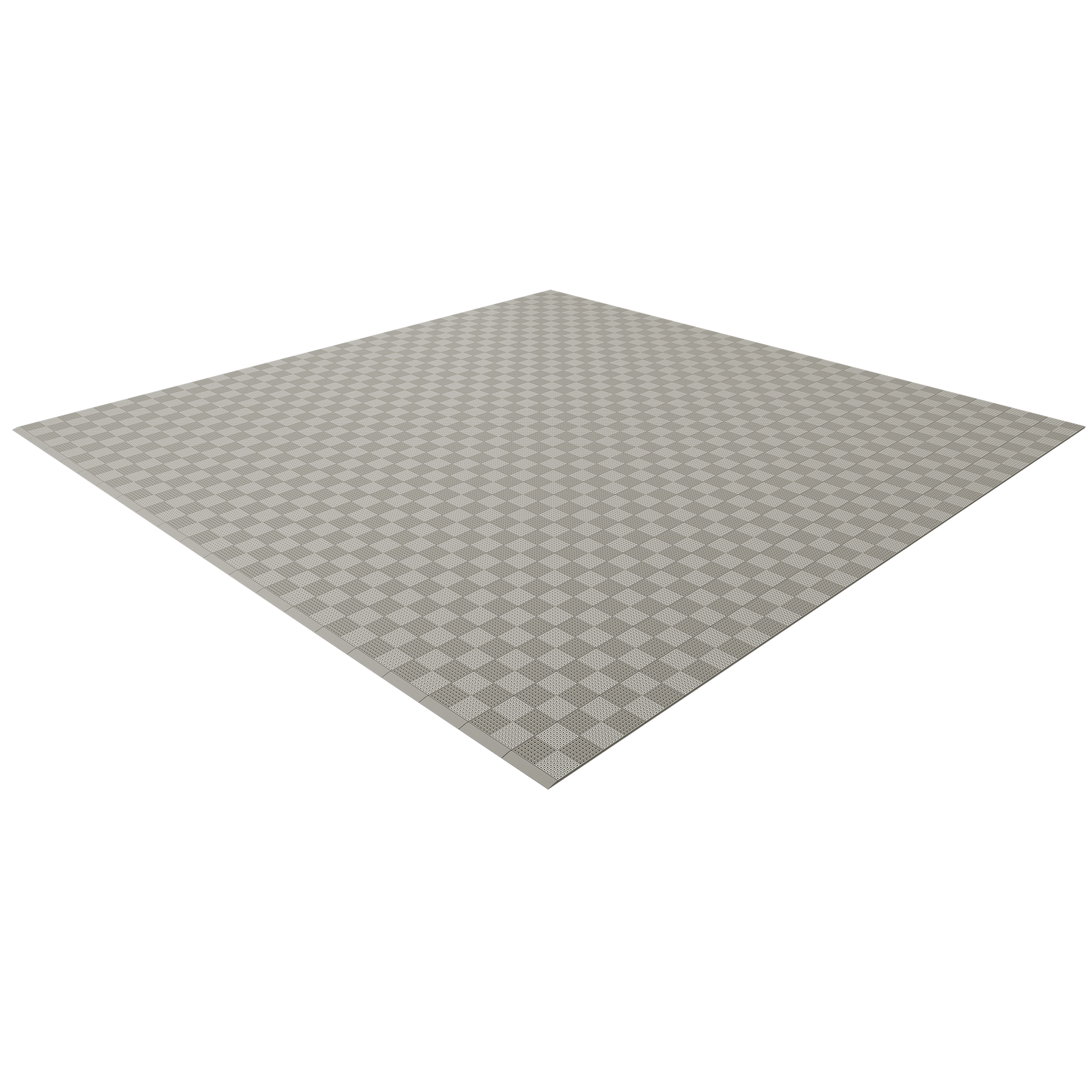 Single Colour - Full Garage Pack Kit of Upflor® Garage Flooring Pack Versodeck Double Garage - No LEDs Mid Grey