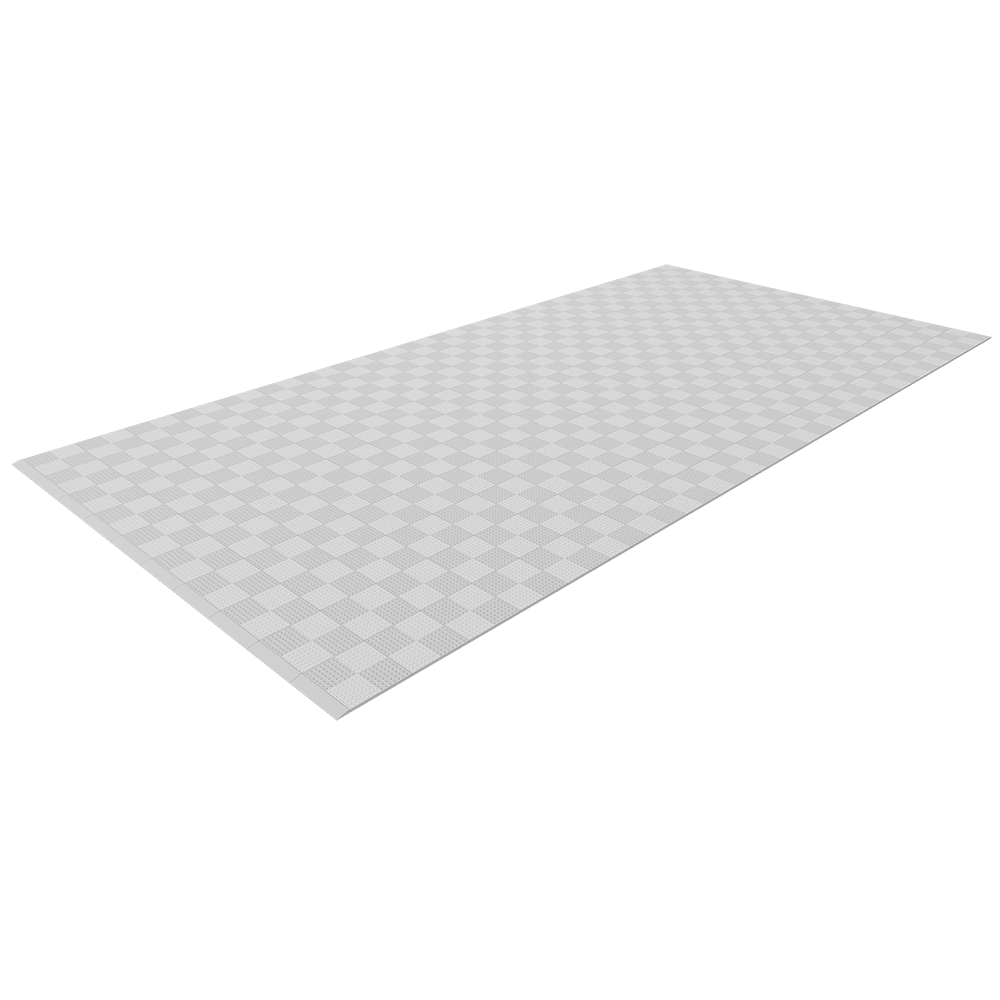 Single Colour - Full Garage Pack Kit of Upflor® Garage Flooring Pack Versodeck Single Garage - No LEDs Sail White