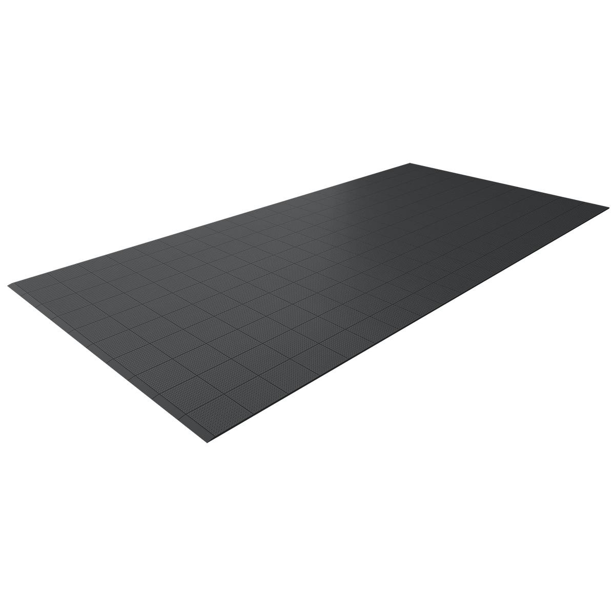 Single Colour - Full Garage Pack Kit of Taskflor® Garage Flooring Pack Versodeck Single Garage - No LEDs Charcoal Black