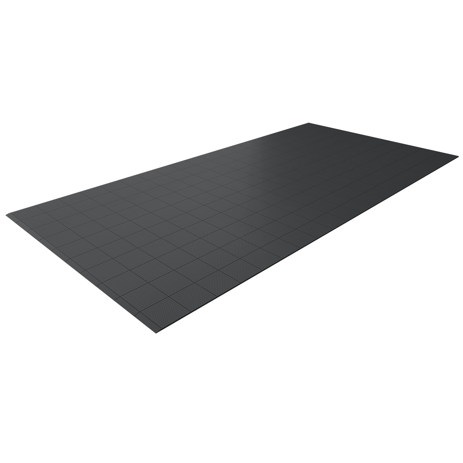Single Colour - Full Garage Pack Kit of Taskflor® Garage Flooring Pack Versodeck Single Garage - No LEDs Charcoal Black