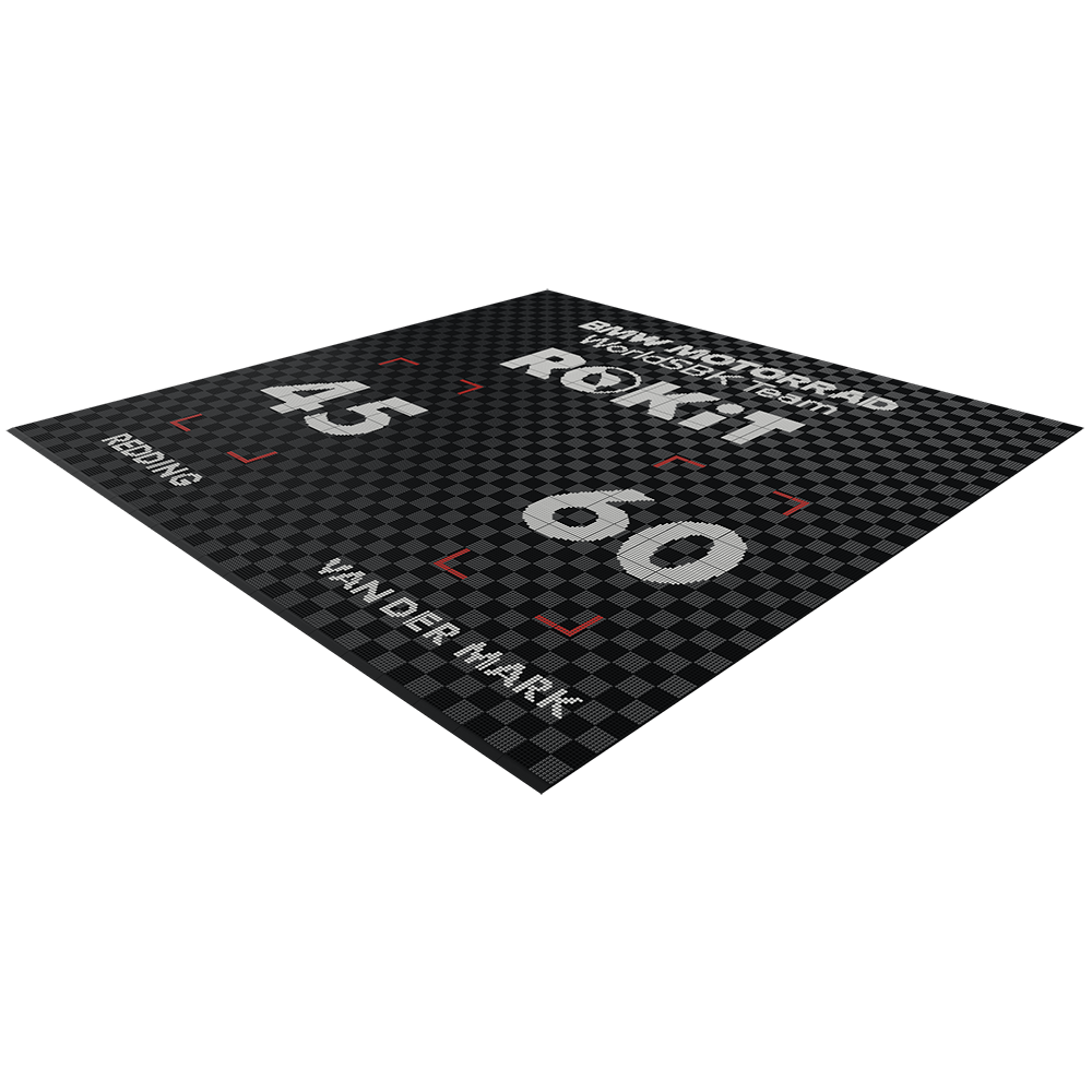 Shaun Muir Racing - Michael van der Mark and Scott Redding - Double Garage Floor Pack Garage Flooring Pack versodeck 6x6m Double Garage without LEDs
