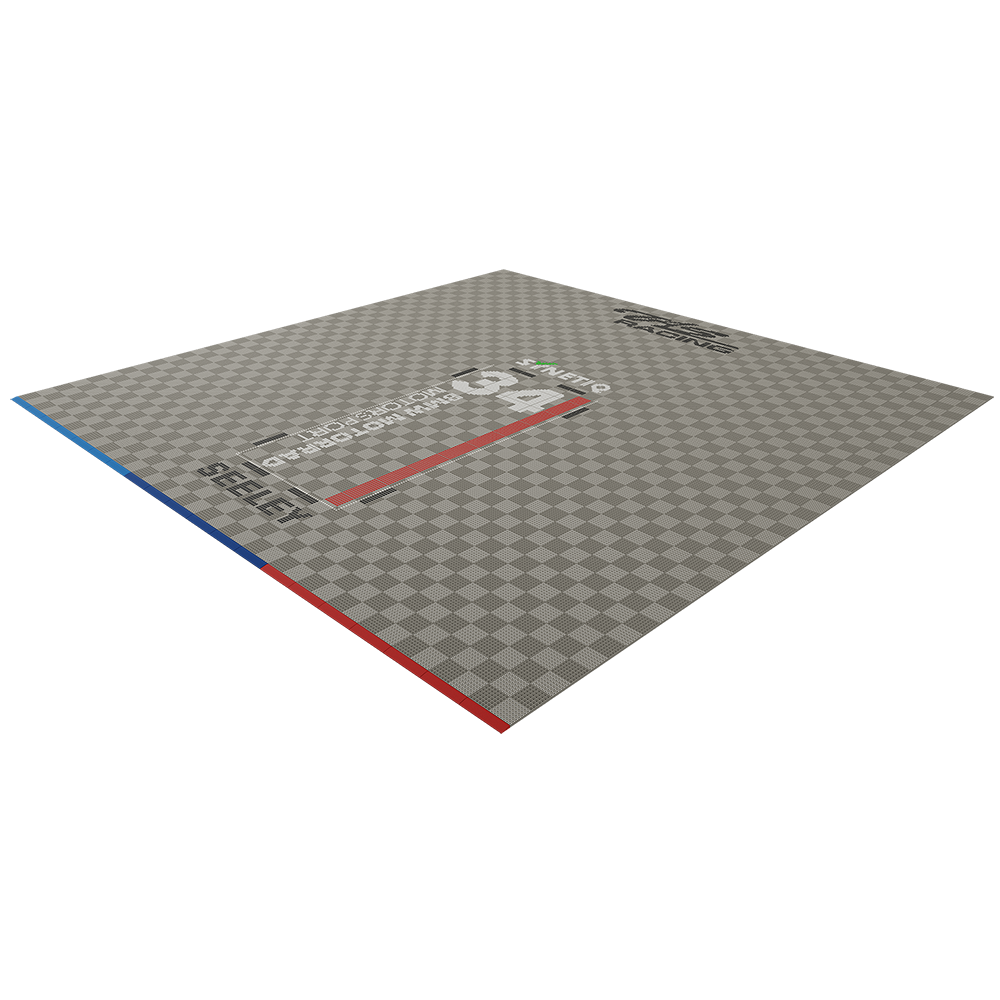 Synetiq BMW TAS Racing - Alastair Seeley - Garage Floor Pack Garage Flooring Pack versodeck 6x6m Double Garage with LEDs