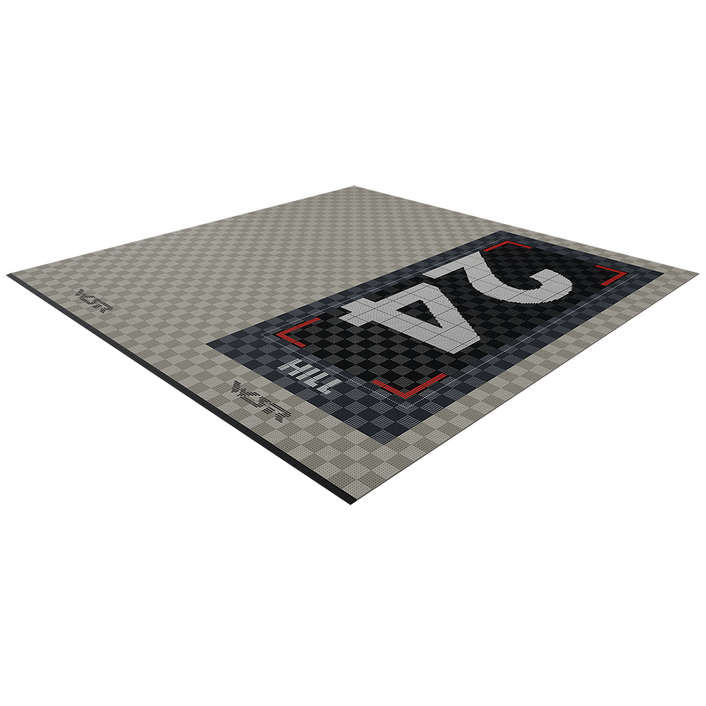 West Surrey Racing - Jake Hill - Garage Floor Pack Garage Flooring Pack versodeck Double Garage with LEDs