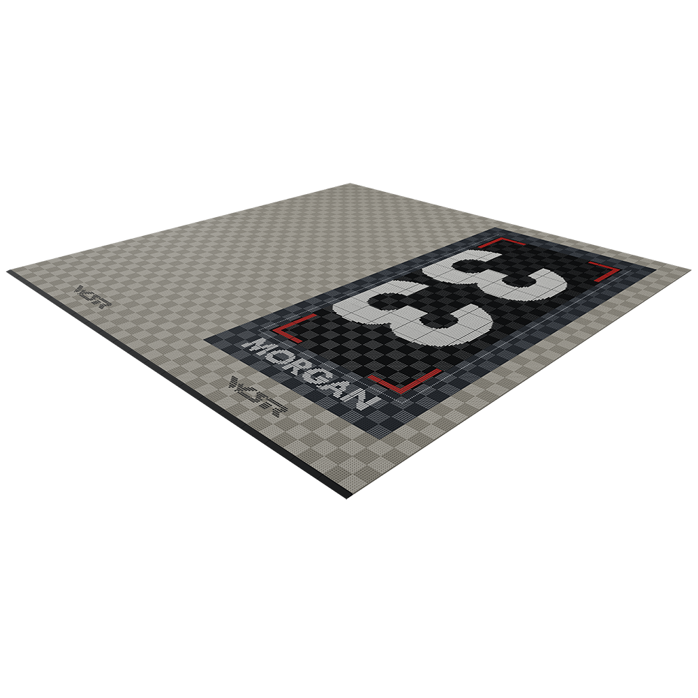 West Surrey Racing - Adam Morgan - Garage Floor Pack Garage Flooring Pack versodeck Double Garage with LEDs