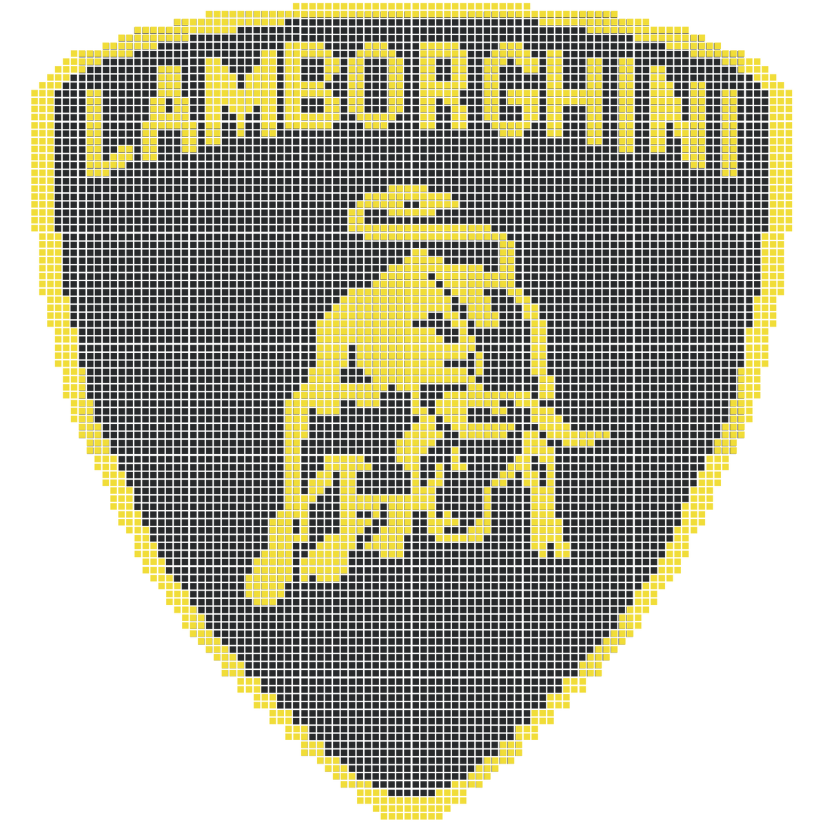 Mosaic Kit - Lamborghini Shield - 7x8 Tiles