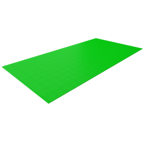 Single Colour - Full Garage Pack Kit of Taskflor® Garage Flooring Pack Versodeck Single Garage - No LEDs Bright Green