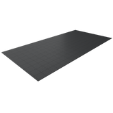 Single Colour - Full Garage Pack Kit of Taskflor® Garage Flooring Pack Versodeck Single Garage - No LEDs Charcoal Black