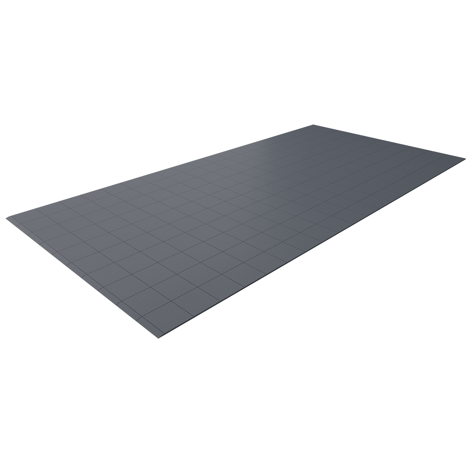 Single Colour - Full Garage Pack Kit of Taskflor® Garage Flooring Pack Versodeck Single Garage - No LEDs Dark Grey