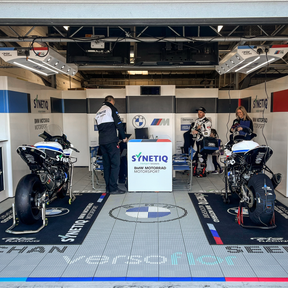Synetiq BMW TAS Racing - Danny Buchan Alastair Seeley - Double Garage Floor Pack Garage Flooring Pack versodeck